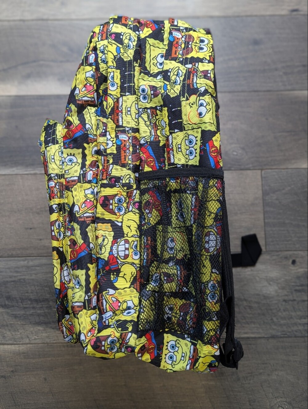 Nickelodeon SpongeBob Multi-Expression Yellow and Black Backpack - Picture 4 of 6